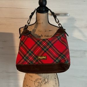 VINTAGE PLAID DOONEY & BOURKE HANDBAG